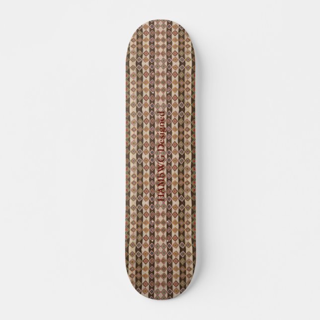 HAMbyWG Designed - Skateboard - Native Brown Beige (Vorne)