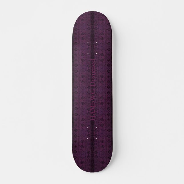 HAMbyWG Designed - Skateboard - Plum Lila (Vorne)