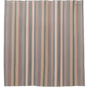 HAMbyWG - Duschvorhang - Helle Beige Streifen