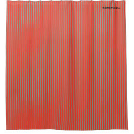 HAMbyWG - Duschvorhang - Orange-Streifen
