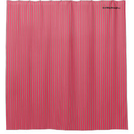 HAMbyWG - Duschvorhang - Streifen Melon Pink