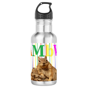 HAMbyWG Eichhörnchen/Vintag- Wasserflasche