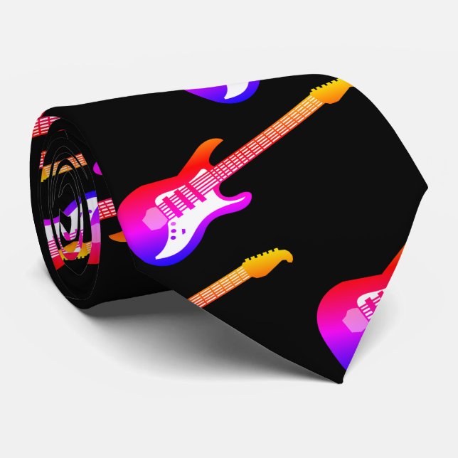 HAMbyWG - Elektrische Gitarren Krawatte (Gerollt)