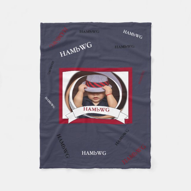 HAMbyWG - Fleece Blanket HambWG Bambino (Vorderseite)