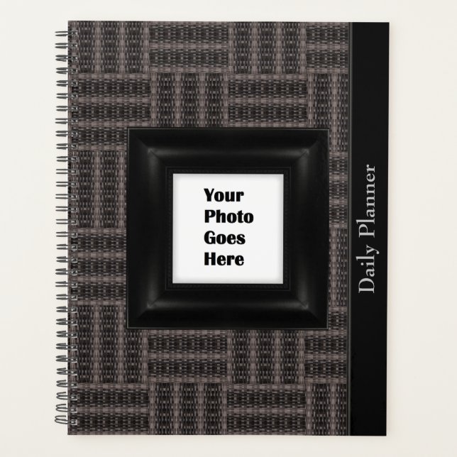 HAMbyWG - Foto Daily Planner - Gray Weave Planer (Vorderseite)