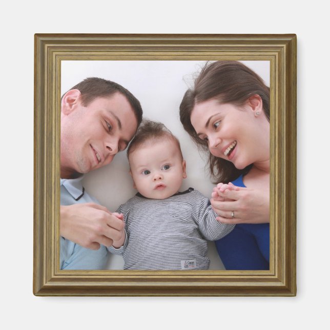 HAMbyWG - Foto Magnet mit Goldbild (Vorne)