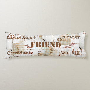 HAMbyWG - Friend Theme, Distressed Look Seitenschläferkissen