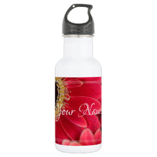 HAMbyWG - Fucshia Pink Gerber Daisy Edelstahlflasche