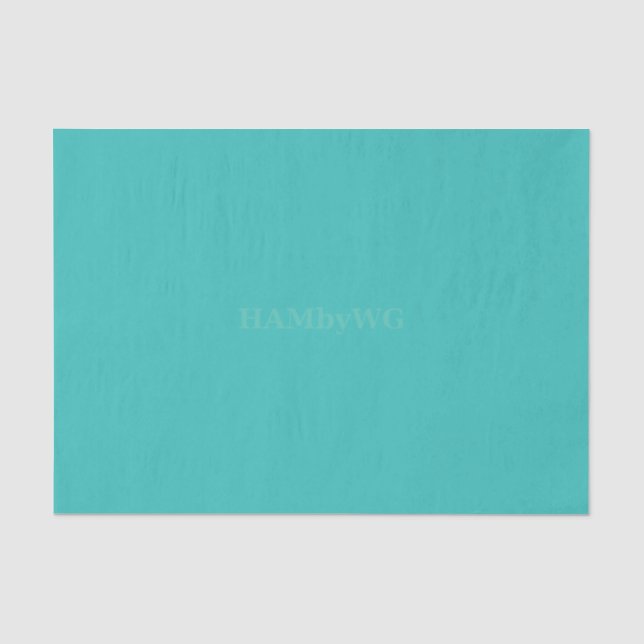 HAMbyWG - Gewebepapier - Aqua Seidenpapier (Vorderseite)