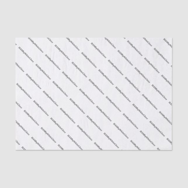 HAMbyWG - Gewebepapier - Signature-Logo Seidenpapier (Vorderseite)