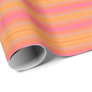 HAMbyWG - Gift Wrap - Helle Orange Pink Geschenkpapier