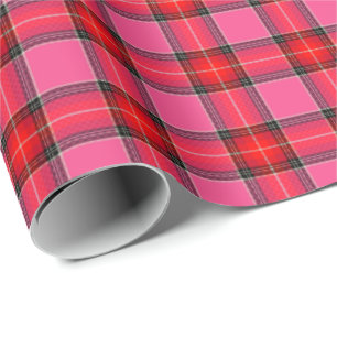 HAMbyWG - Gift Wrap - Rosa Kariert Geschenkpapier