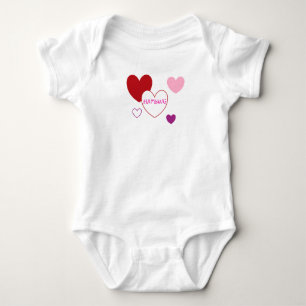 HAMbyWG - Herz mit Logo-Ts Baby Strampler