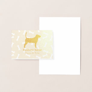 HAMbyWG Hund Grafikdesign - Tierarzt oder Hundefri Folienkarte