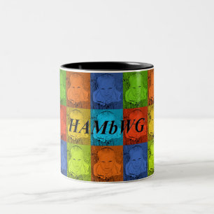 HAMbyWG - Kaffee-Tasse - mehrfarbig Zweifarbige Tasse