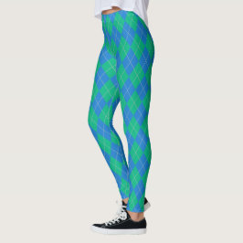 HAMbyWG Kelly Green Raute mit einer beliebigen and Leggings