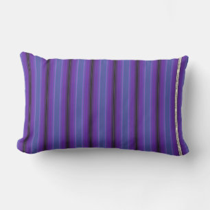 HAMbyWG - Kissen - Lila blauer violetter Streifen