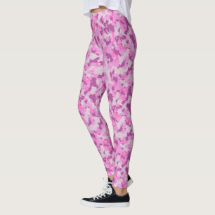 HAMbyWG - Kompression Leggings - Pink Camoflage