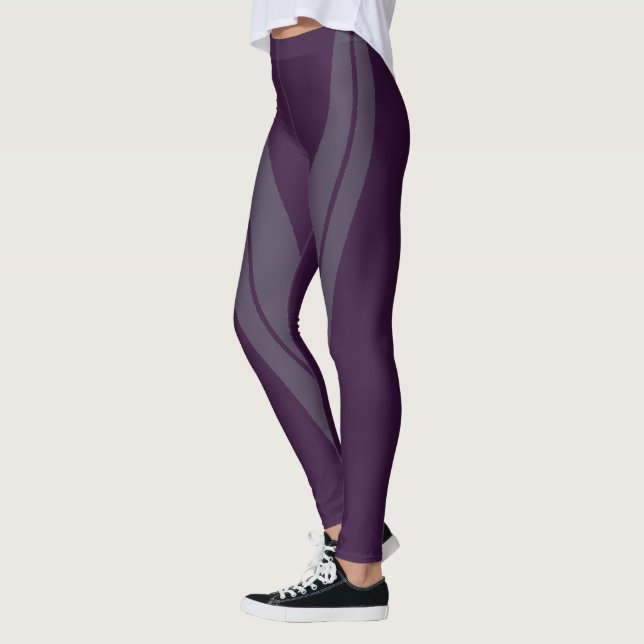 HAMbyWG - Kompression Leggings - Plum 2 Tone (Links)