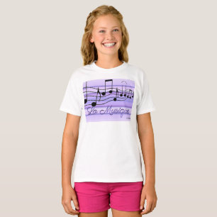 HAMbyWG La Musique T - Shirt w Lila