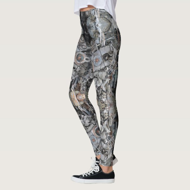 HAMbyWG - Leggings - Muster für Motorenteile (Links)