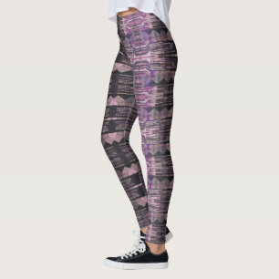 HAMbyWG Leggings - Schwarz Lila