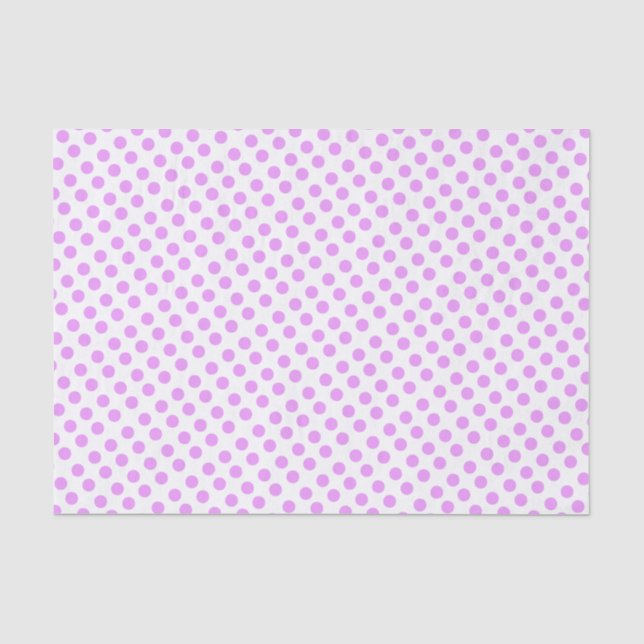 HAMbyWG - Light Violet Polka Dot Gift Tissue Seidenpapier (Vorderseite)