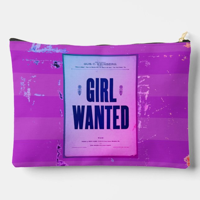 HAMbyWG Make-up Bag "Girl Gewollt" Zubehörtasche (Rückseite)