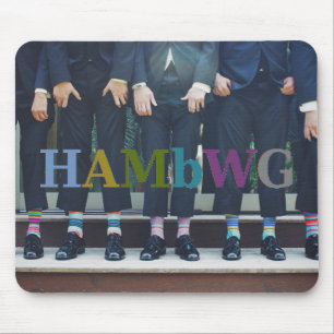 HAMbyWG - Männer mit Socken - Maus-Pad Mousepad