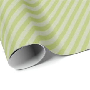 HAMbyWG Matte Wrapping Paper - Celery Stripe Geschenkpapier