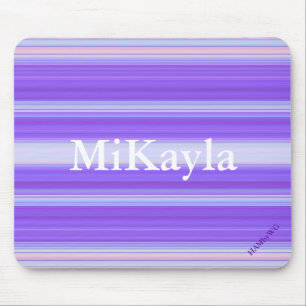 HAMbyWG - Maus-Pad - Violet Random Streifen Mousepad