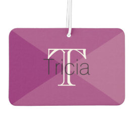 HAMbyWG - Modern 4-Shade-Monogramm-Foto Autolufterfrischer