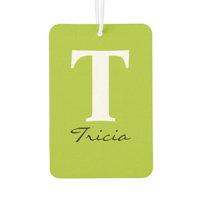 HAMbyWG - Modern Monogram Autolufterfrischer (Rückseite)