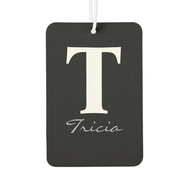 HAMbyWG - Modern Monogram Autolufterfrischer (Rückseite)