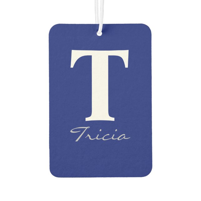 HAMbyWG - Modern Monogram Autolufterfrischer (Rückseite)