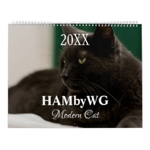 HAMbyWG Moderner Katzenkalender Kalender