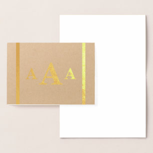 HAMbyWG Monogram Card Folienkarte