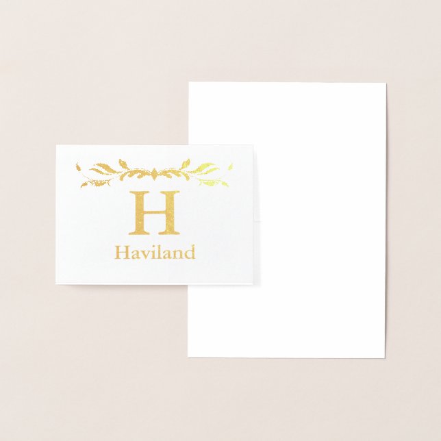 HAMbyWG Monogram Folienkarte (Anzeige)