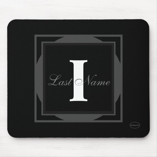 HAMbyWG Monogram Mousepad (Vorne)