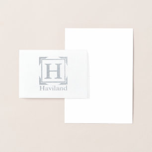 HAMbyWG-Monogramm Folienkarte