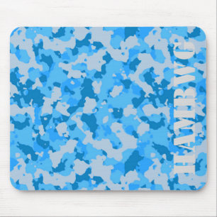 HAMbyWG - Mouse Pad - Blue Camouflage Mousepad