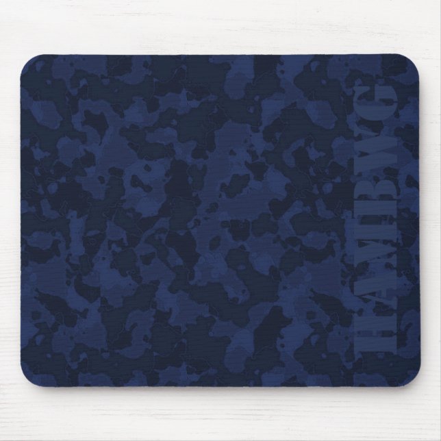 HAMbyWG - Mouse Pad - Navy Camouflage Mousepad (Vorne)
