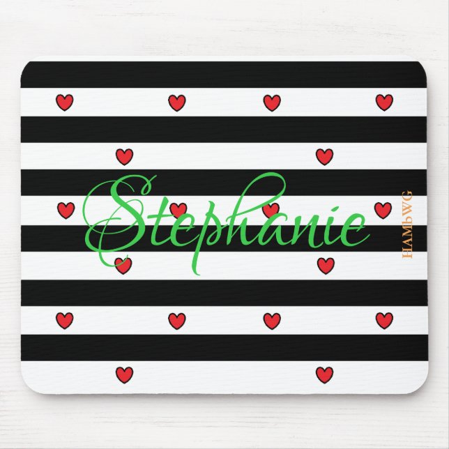 HAMbyWG - Mouse Pad - Tiny Red heart Mousepad (Vorne)