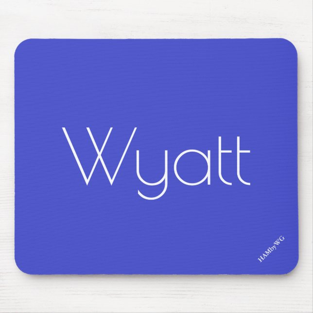 HAMbyWG - Mouse Pad - Wyatt Mousepad (Vorne)