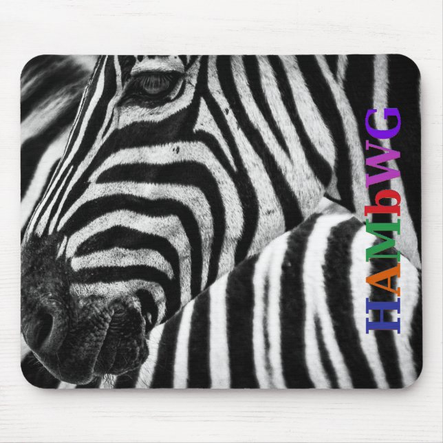 HAMbyWG - Mouse Pad - Zebras Mousepad (Vorne)