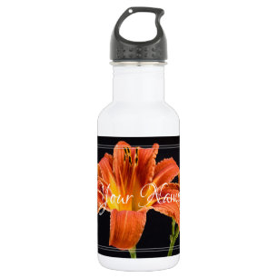 HAMbyWG - Orange Tiger Lily Edelstahlflasche