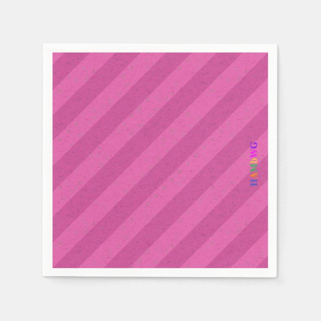 HAMbyWG - Paper Napkin - Himbeere Serviette (Vorderseite)