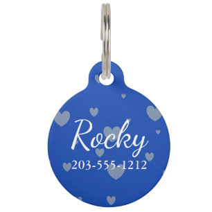 HAMbyWG - Pet Name Tag - Herz Tiermarke