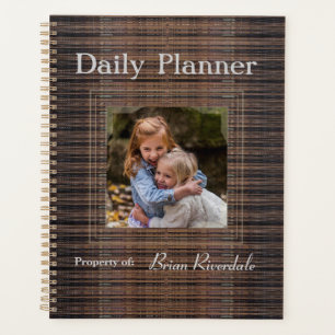 HAMbyWG - Photo Daily Planner - Texture Brown