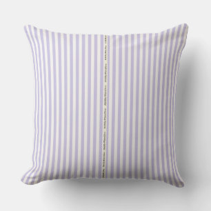 HAMbyWG - Pillow - Lilac White Stripe Kissen